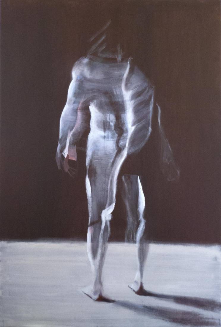Abbildung Andrea Muheim, XI, 2018, Öl und Acryl auf Leinwand, 150x100 cm